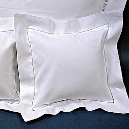 Baby sham. Single hemstitch. 12 inches square. - Click Image to Close
